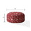 Indoor WONDERLAND Bright Red Round Zipper Pouf - Stuffed - Extra Beads Included - 24in dia x 20in tall B06894301