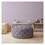 Indoor TETRI Med Purple Round Zipper Pouf - Cover Only - 24in dia x 20in tall B06894304