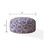 Indoor BUBBLE Med Purple Round Zipper Pouf - Cover Only - 24in dia x 20in tall B06894316