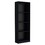 TUHOME Home Bookcase with 4-Shelf Modern Display Unit for Books and Decor -Black -Office B070137817