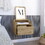 TUHOME Busan Modern Floating Nightstand, Single-Drawer Design with Sleek Two-Tiered Top Shelf Surfaces- Macadamia - Bedroom B070137838