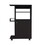Clip Kitchen Cart, Single Door Cabinet, Four Casters -Black B07091839