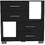 Krista Dresser, Two Open Shelves, Four Drawers -Black B07091880