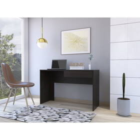 Acre Writing Computer Desk, One Drawer -Black B07091886