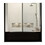 Jaspe Mirror Cabinet, Three Internal Shelves, One Open Shelf, Double Door Cabinet -Black B07091914