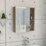 Labelle Medicine Cabinet with Mirror, Five Internal Shelves, Single Door -Pine B07091925