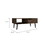 Oslo Coffee Table, One Drawer, One Open Shelf, Four Legs -Dark Walnut B07091973