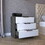 Kaia 3 Drawers Dresser, Superior Top -Smokey Oak / White B07092022