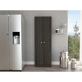 Multistorage Cabinet, Double Door, Five Shelves -Espresso / Black B07092039