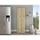 Multistorage Cabinet, Double Door, Five Shelves -Light Oak / Black B07092040