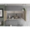Napoles Wall Cabinet, Two Shelves, Double Door -White / Light Oak B07092042