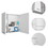 Sines Medicine Cabinet, Four Internal Shelves, Double Door -White B07092112