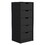 Basilea 5 Drawers Tall Dresser, Pull Out System -Black B07092124