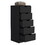 Basilea 5 Drawers Tall Dresser, Pull Out System -Black B07092124