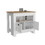 Arlet Kitchen Island Two Door Cabinet and Shelf