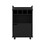 Phoenix Bar Cart with 2 Open Shelves 4 Wine Cubbies and Cabinet