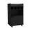 Phoenix Bar Cart with 2 Open Shelves 4 Wine Cubbies and Cabinet