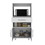 Worland Pantry Cabinet with Microwave Stand, Multi-Functional with Drawer and 2-Door