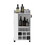 Fargo Bar Cart with Cabinet, 6 Built-in Wine Rack and Casters B070P188860