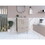 B070S00084 Gray+Particle Board+Bathroom+Modern+Particle Board