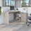 B070S00112 Gray+Particle Board+Computer Desk+Office+Modern
