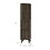 Cincinatti Corner Bar Cabinet, Cup Rack, Two External Shelves, One Drawer, Four Legs -Dark Brown B070S00176