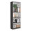 Kenyon 2 Piece Home Bookcase set, 42" Wide with 10 Shelves, Living Room Set Matt Gray / White B070S00244