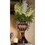 17.5" Tall" Delicata" Urn-Shaped Decorative Vase, Bronze with Silver Accents B072115839