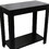 24" Tall Wooden End Table with Black finish B072115844