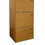 35.5" Tall 3-Tier Wooden Bookcase / Book Shelf with Doors, Natural Finish B072115887