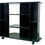 35" x 30" Wooden TV Stand, Black finish B072115894