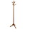 71.5" Tall Wooden Standing Coat Rack" Twist" with Natural finish B072115910