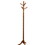 71.5" Tall Wooden Standing Coat Rack" Twist" with Natural finish B072115910