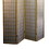 70" Tall 4-Panel Screen / Room Divider, Japanese Style with Natural Wood finish B072115959