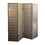 70" Tall 4-Panel Screen / Room Divider, Japanese Style with Natural Wood finish B072115959
