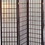 70" Tall 4-Panel Screen / Room Divider, Japanese Style with Cherry finish B072115971