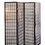 70" Tall 4-Panel Screen / Room Divider, Japanese Style with Cherry finish B072115971