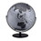 20.5" Tall-black and Silver Globe with 3D Mountain Landscape B072116019