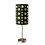 33" Tall Metal Table Lamp, Retro design with Black and Green Shade B072116055