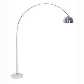 85" Tall Metal Floor Lamp with White Marble Base, Arch design B072116072