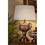 29.5" Tall" Delicata" Urn-Shaped Table Lamp, Bronze with Silver Accents B072116213