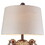 29.5" Tall" Delicata" Urn-Shaped Table Lamp, Bronze with Silver Accents B072116213