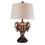 29.5" Tall" Delicata" Urn-Shaped Table Lamp, Bronze with Silver Accents B072116213