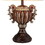 29.5" Tall" Delicata" Urn-Shaped Table Lamp, Bronze with Silver Accents B072116213