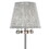 27.5" Tall Table Lamp" Dreamer", Silver and Crystal Accents, Silver Shade B072116225