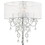 35" Tall Table Lamp"Evangelia", Silver finish and Crystal Accents, Clear Shade B072116234