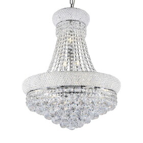 26" Tall Ceiling LED Lamp"Adagio Empire" with Crystal Accents B072116246