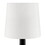 17.25" Tall"Cheru" Modern Mid-Century Touch on Table Lamp, Powder Black B072116249