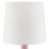 17.25" Tall"Cheru" Modern Mid-Century Touch on Table Lamp, Powder Pink B072116251