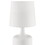 17.25" Tall"Cheru" Modern Mid-Century Touch on Table Lamp, Powder White B072116252